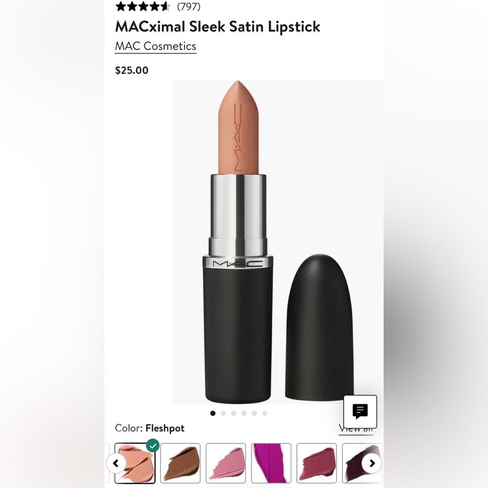 MACximal Sleek Satin Lipstick - Picture 1 of 4